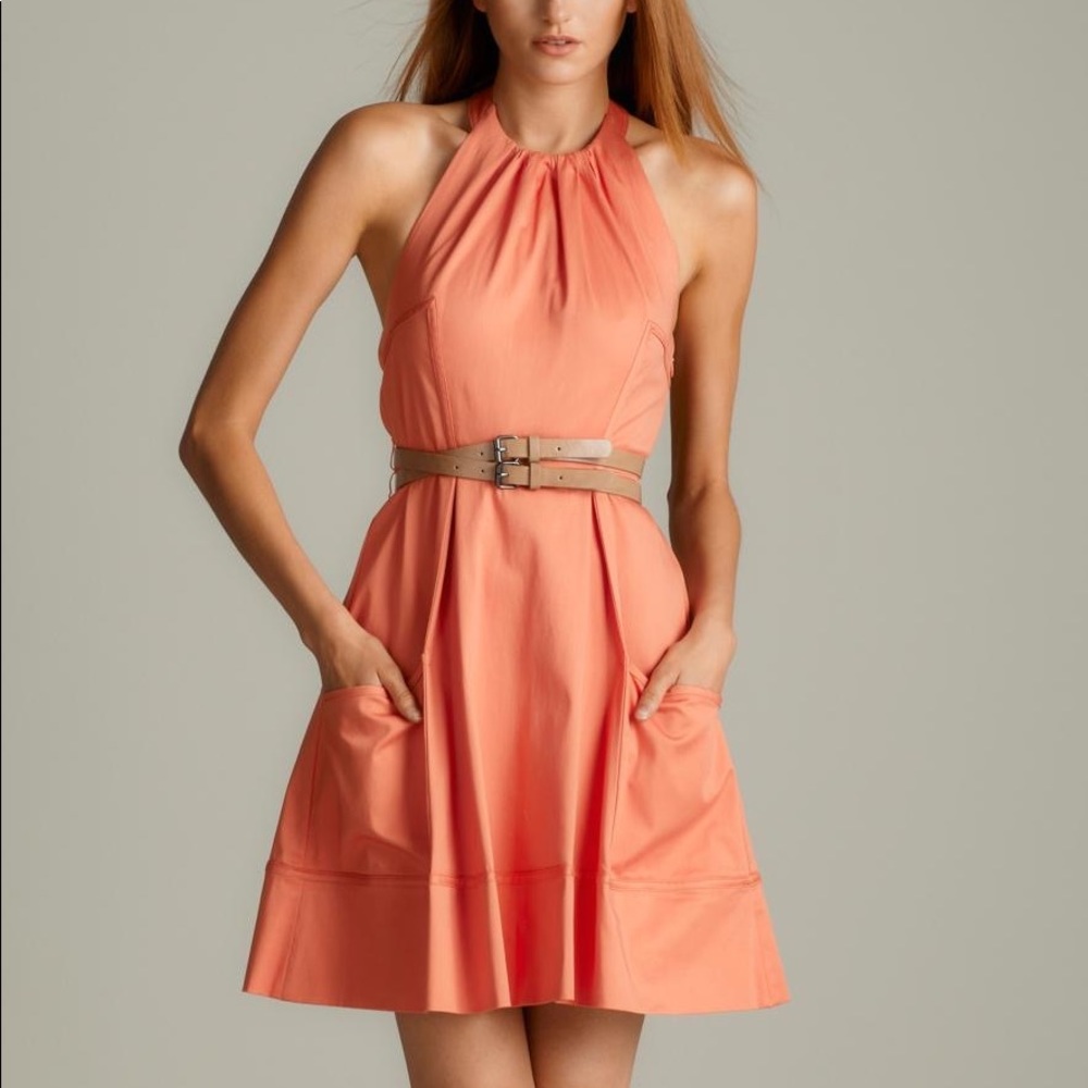 Jessica Simpson Cotton Halter Dress